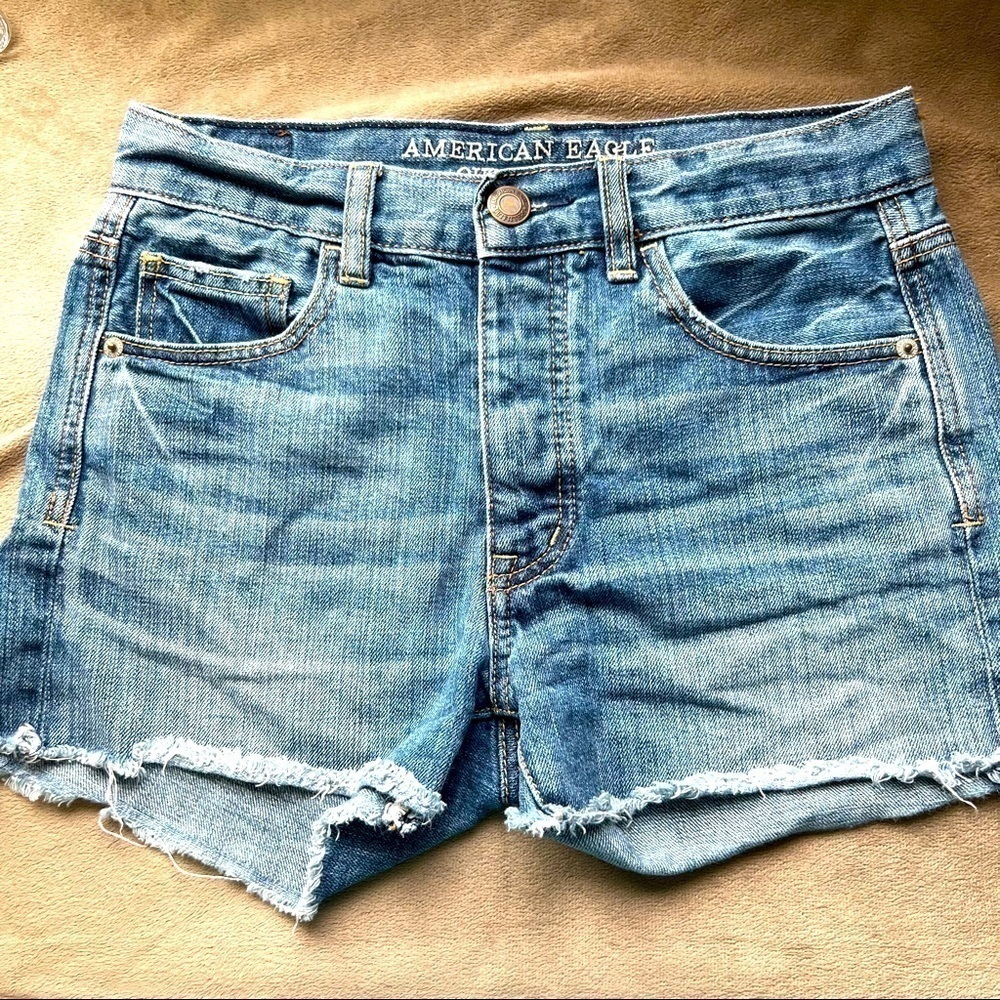 American Eagle Size 00 Denim Short Botton Fly